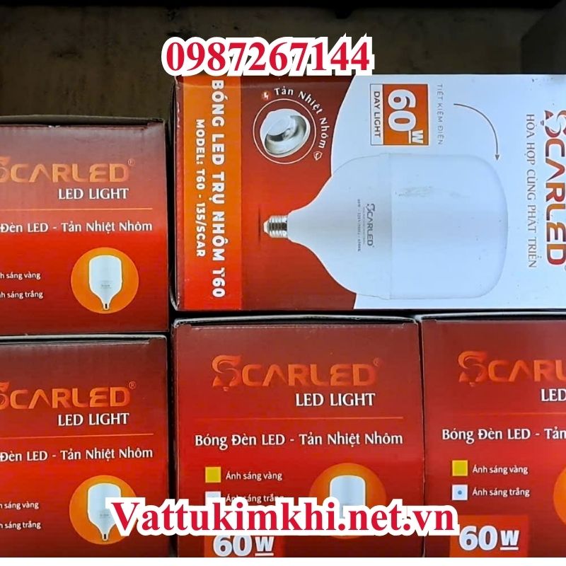 bóng led trụ nhôm