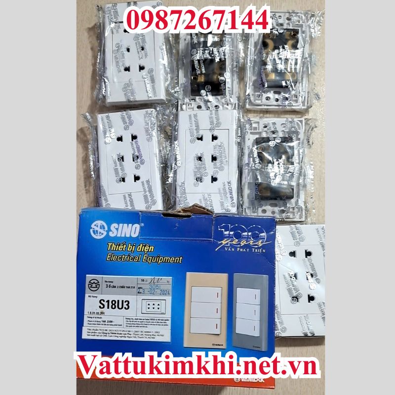 Đặc Điểm Nổi Bật Của 3 Ổ Cắm 2 Chấu 16A S18U3 Sino Vanlock