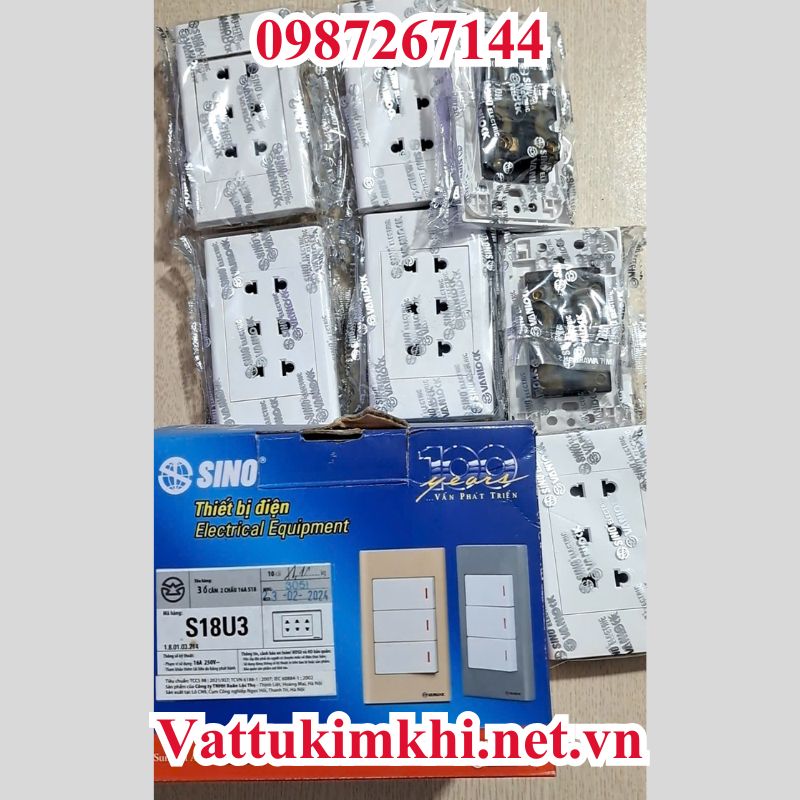 Lợi Ích Khi Mua Tại Đại Lý 3 Ổ Cắm 2 Chấu 16A S18U3 Sino Vanlock Chính Hãng