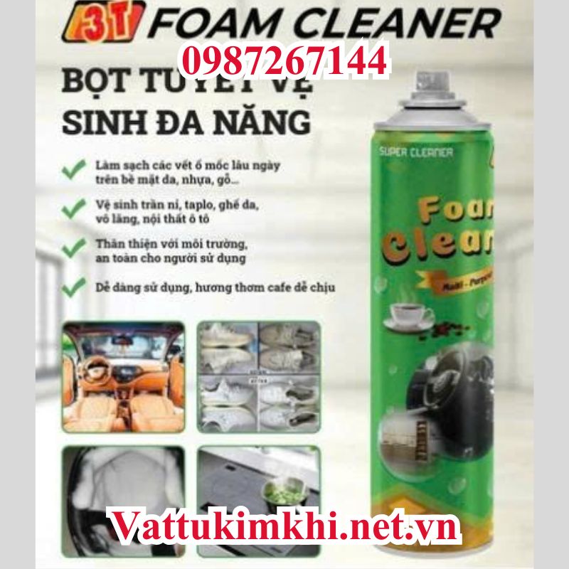 Chai Xịt Bọt Vệ Sinh Đa Năng Foam Cleaner 3T Là Gì?