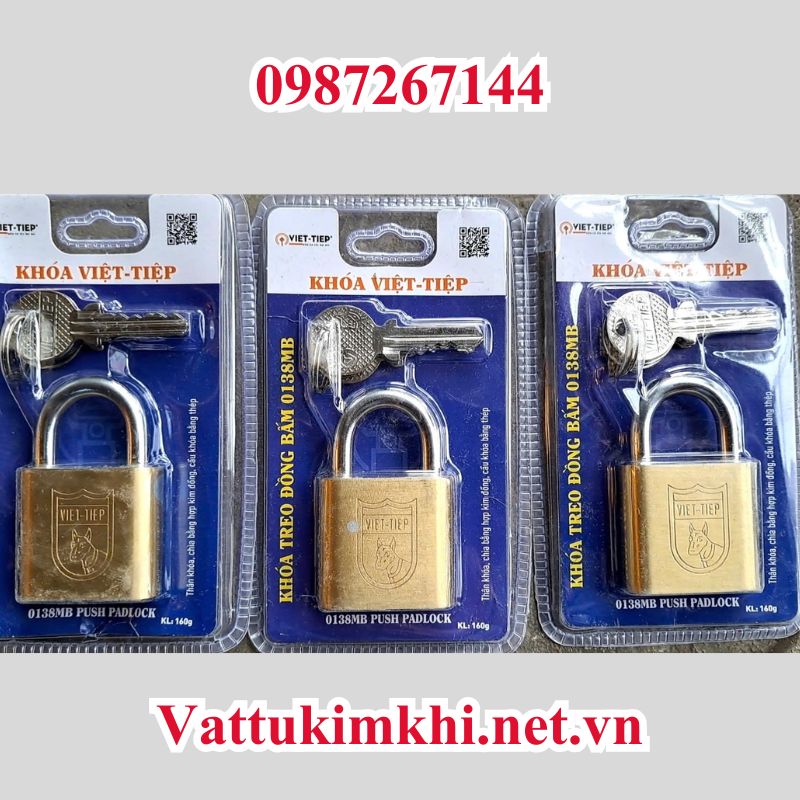 Khóa Treo Đồng Bấm 0138MB Việt Tiệp