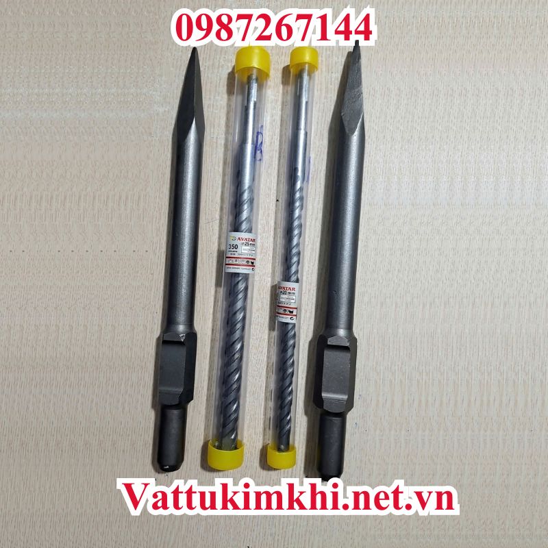 mũi đục bê tông xuyên tường