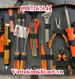 Bộ dụng cụ cơ khí Asaki 16 chi tiết: Nhỏ gọn nhưng đầy đủ