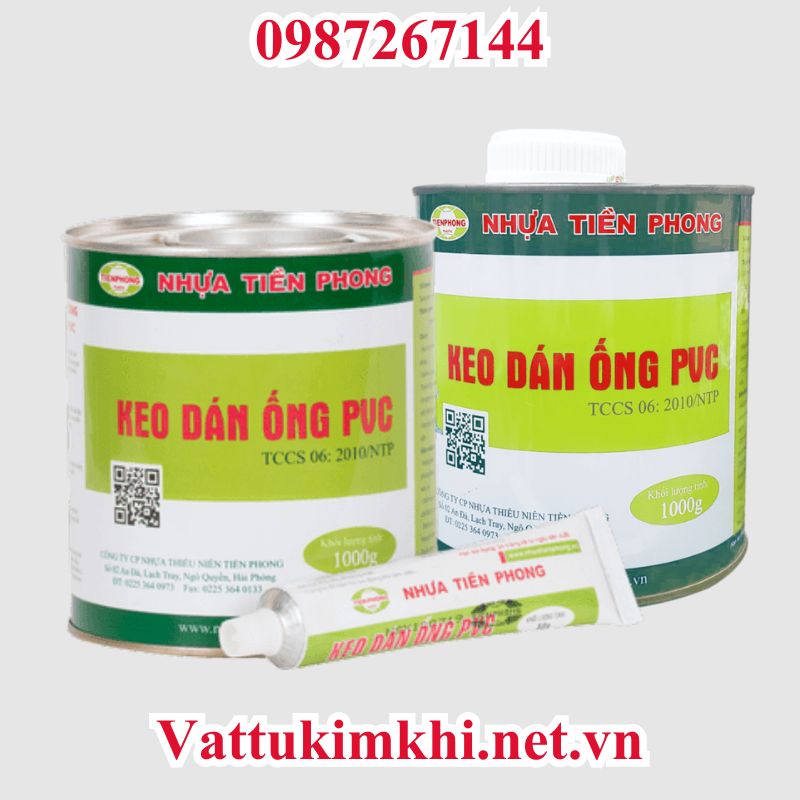 Các loại keo dán ống nước PVC Tiền Phong phổ biến