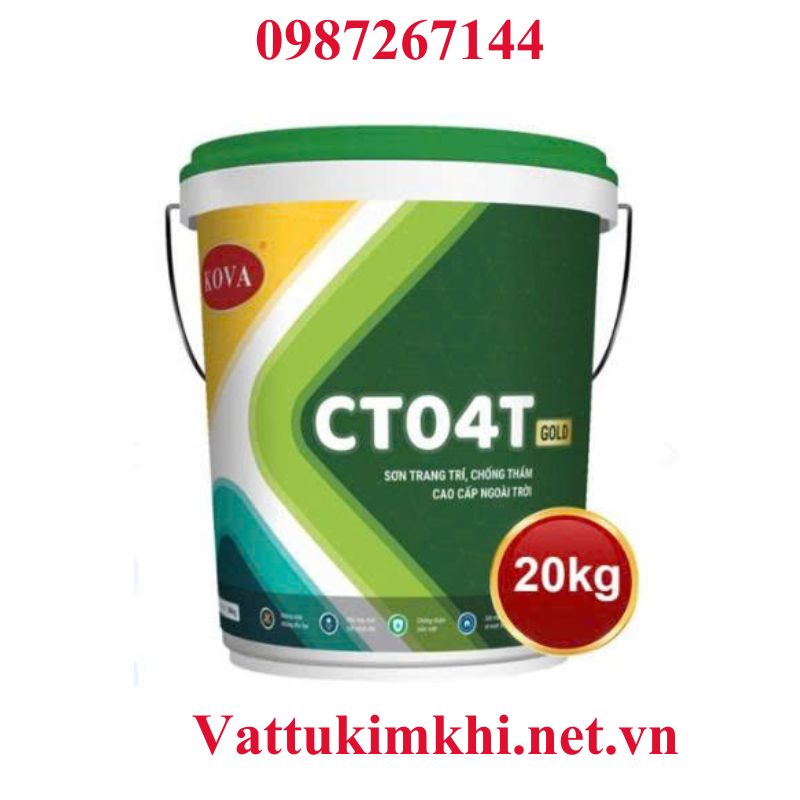 Sơn chống thấm Kova CT04T-GOLD thùng 20kg