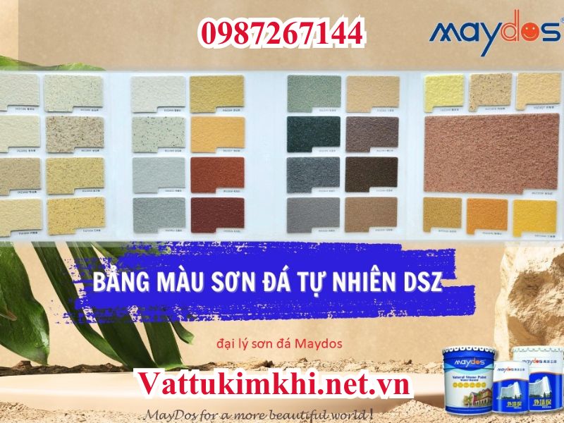 Bảng Màu Sơn Đá Maydos Đa Dạng – Thỏa Mãn Mọi Phong Cách Thiết Kế