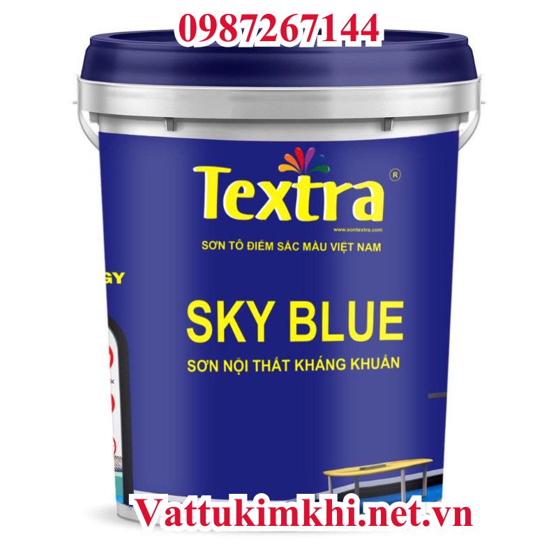 Sơn Trắng Trần TEXTRA SKY BLUE