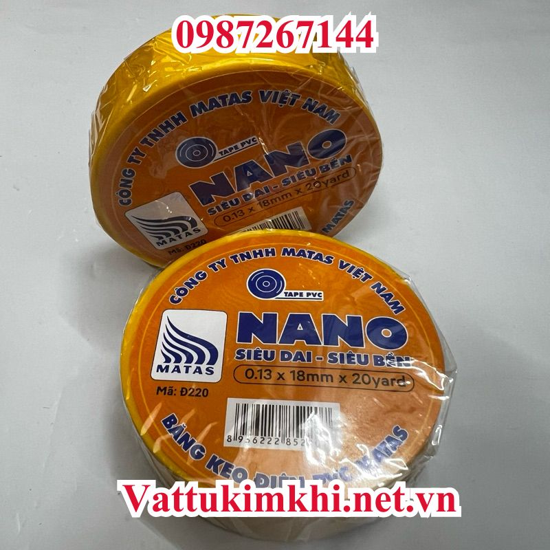 Băng dính điện Matas PVC Nano
