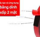 cấu tạo của băng keo xốp 2 mặt