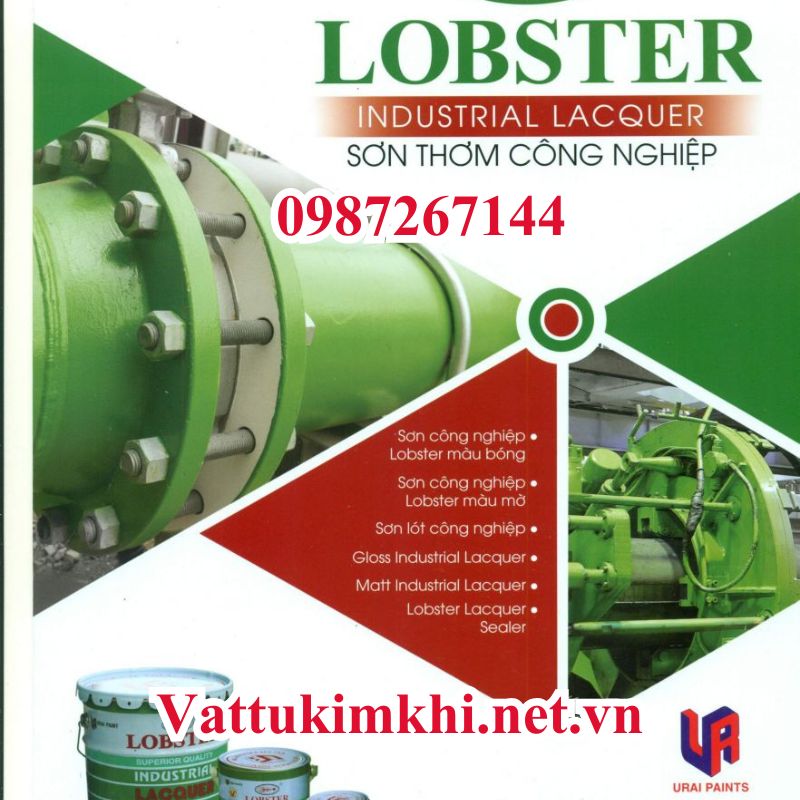 Thi công sơn phủ bóng Lobster cho máy móc công nghiệp