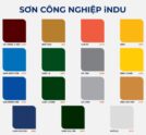 Bảng màu sơn công nghiệp Indu