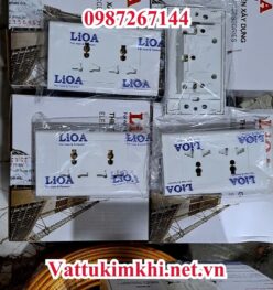 Ổ đôi 3 chân Lioa