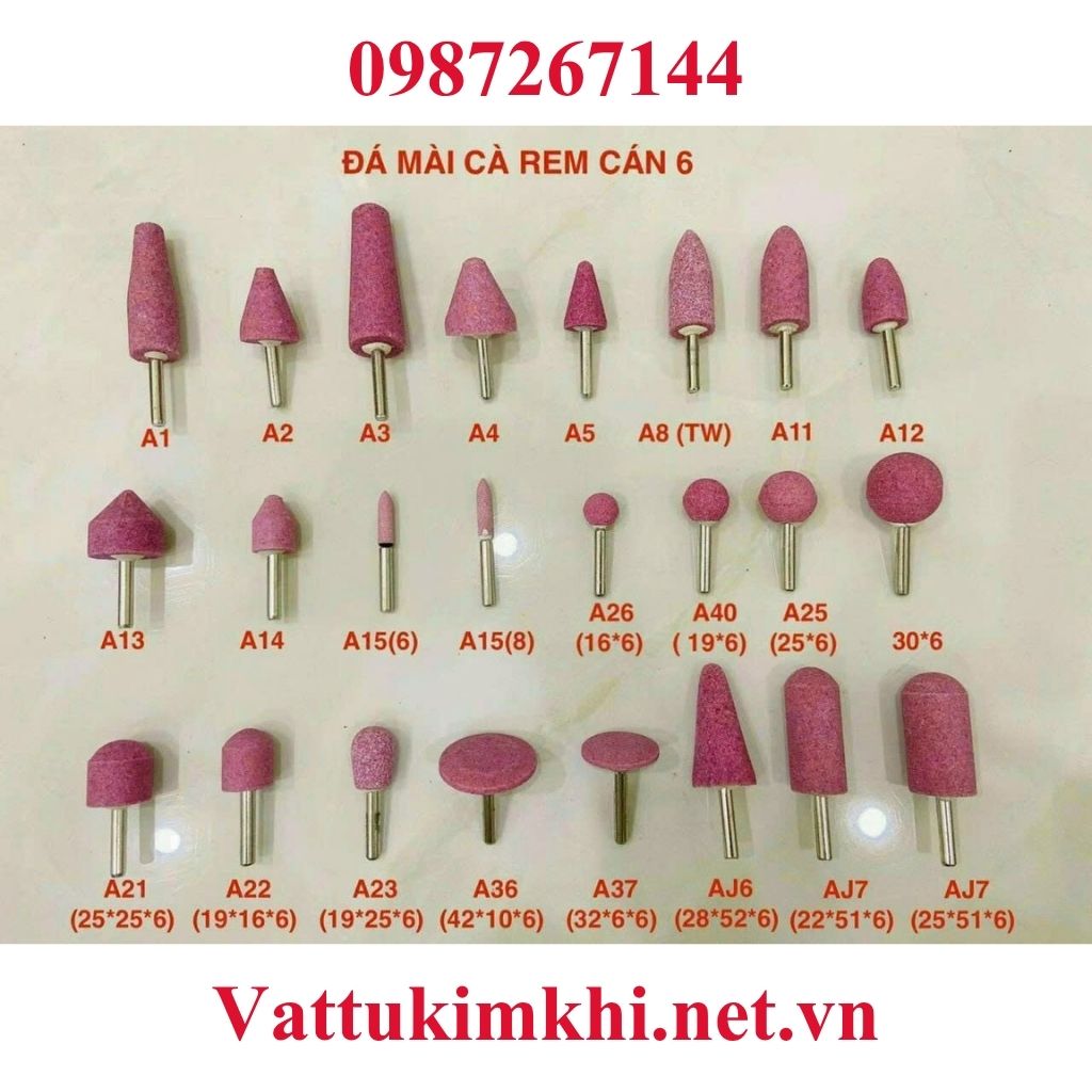 đầu đá mài hồng trụ