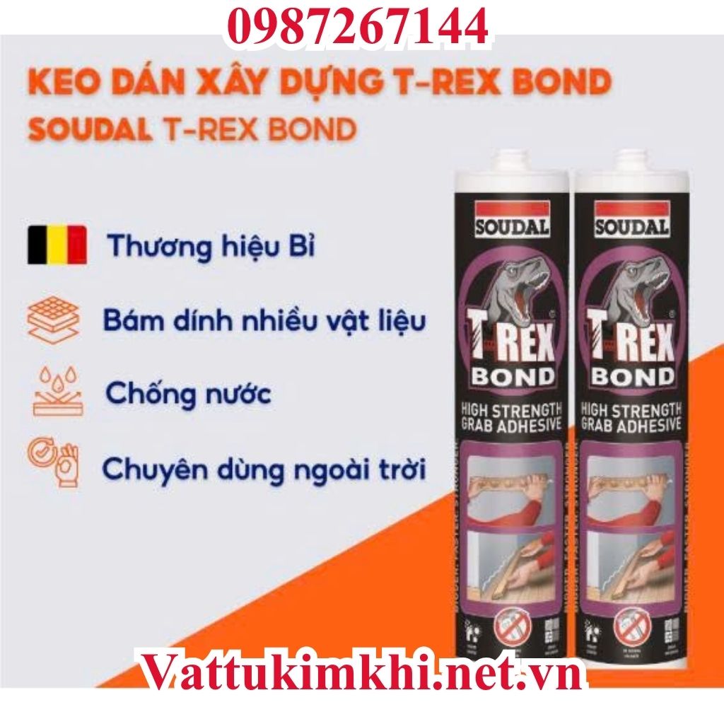 Keo dán T rex bond Soudal,