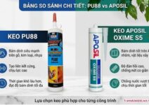 So sánh keo PU88 và Aposil chi tiết