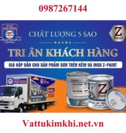 Sơn cao cấp trên kẽm Z paint