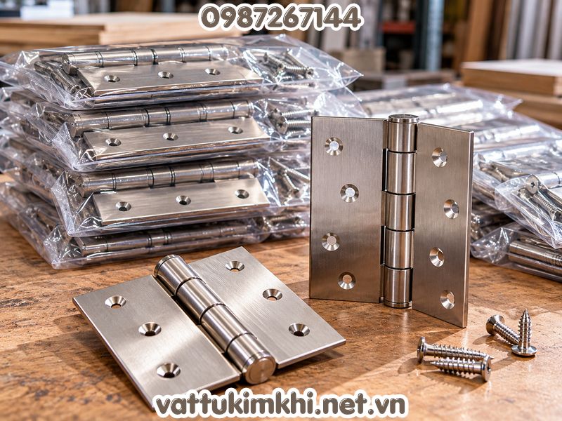 Bản lề lá inox âm dương Aukai Hinge