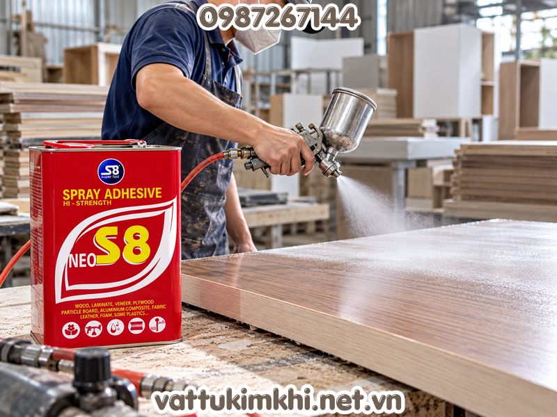 Thi công Keo phun Neo S8 chịu nhiệt