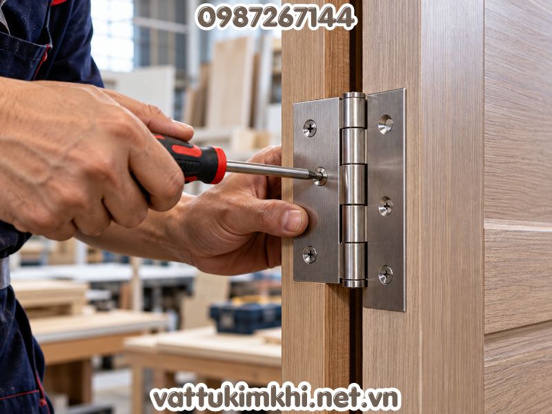 Lắp đặt bản lề âm dương Aukai Hinge